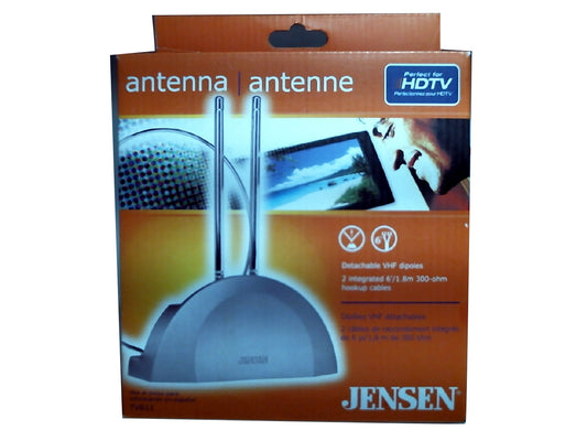 Antenna indoor rabbit ears and uhf loop - Jensen