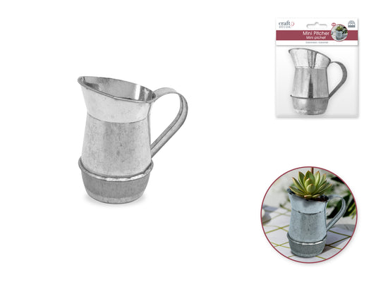 Mini Can 2.5"-3" Galvanized C) Pitcher