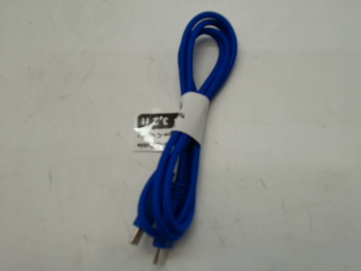USB A - USB C 3.3Ft Cable Ass't Colours Bulk CM