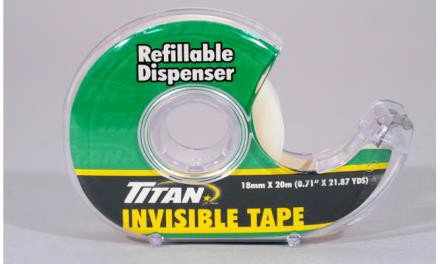 Dévidoir de ruban invisible rechargeable 18mm X 20m Titan