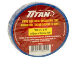 BLUE P.V.C.ELECTRICAL TAPE 18mm x 20m TITAN