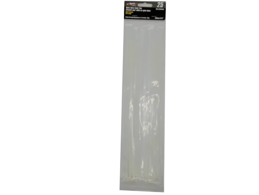White nylon cable ties 13.8 inch 25 pack 22kg Precision Acoustics