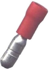 Terminal Bullet-M 22-18AWG 10pk 0.156 Red