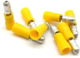 Terminal Bullet-M 12-10AWG 10pk 0.195 Yellow