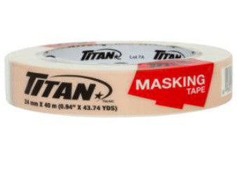 MASKING TAPE 24mm X 40m 48/CS TITAN