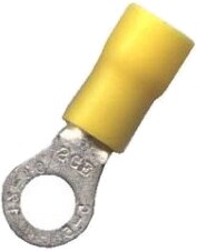 Anneau de raccordement taille 8, 12-10 AWG, paquet de 10, jaune