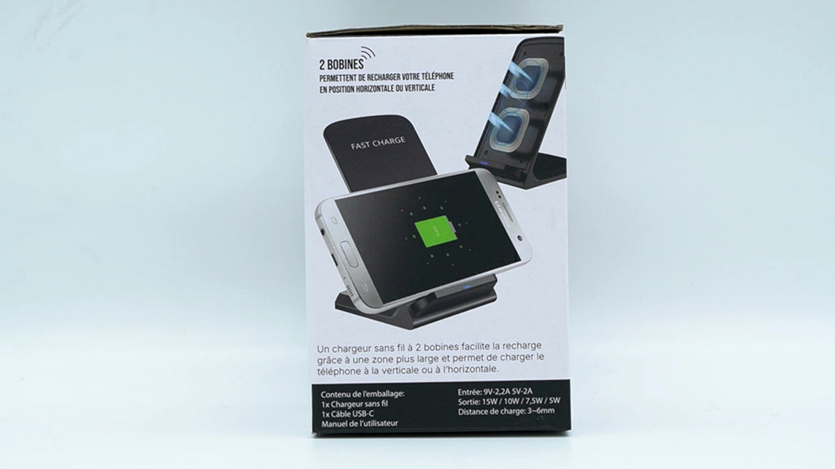 Wireless Charger Stand Dual Coil CM Homeware - Additional View