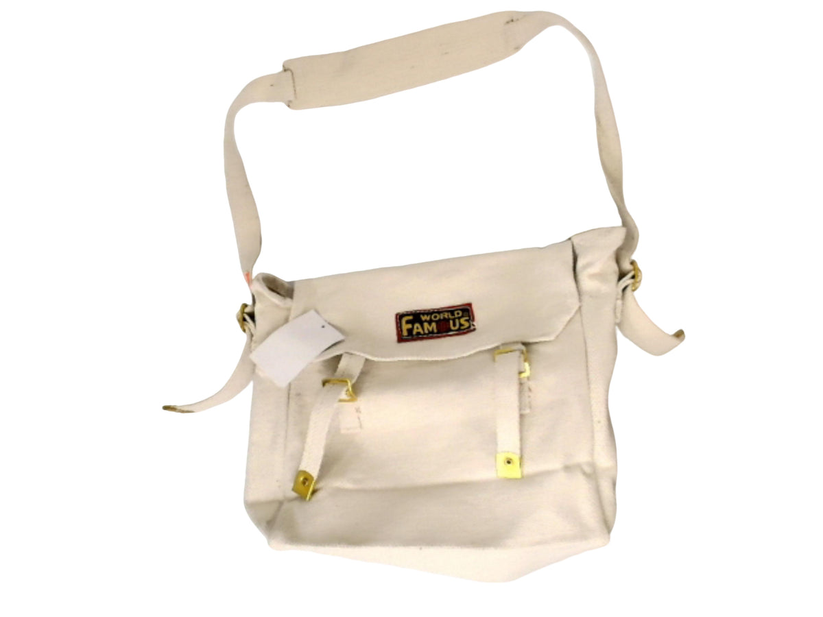 Haversac géant blanc en toile