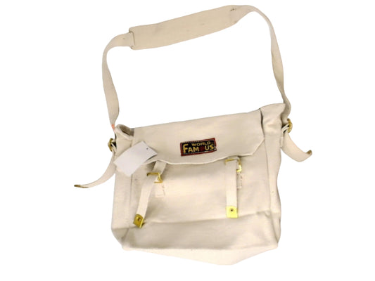 Haversac géant blanc en toile