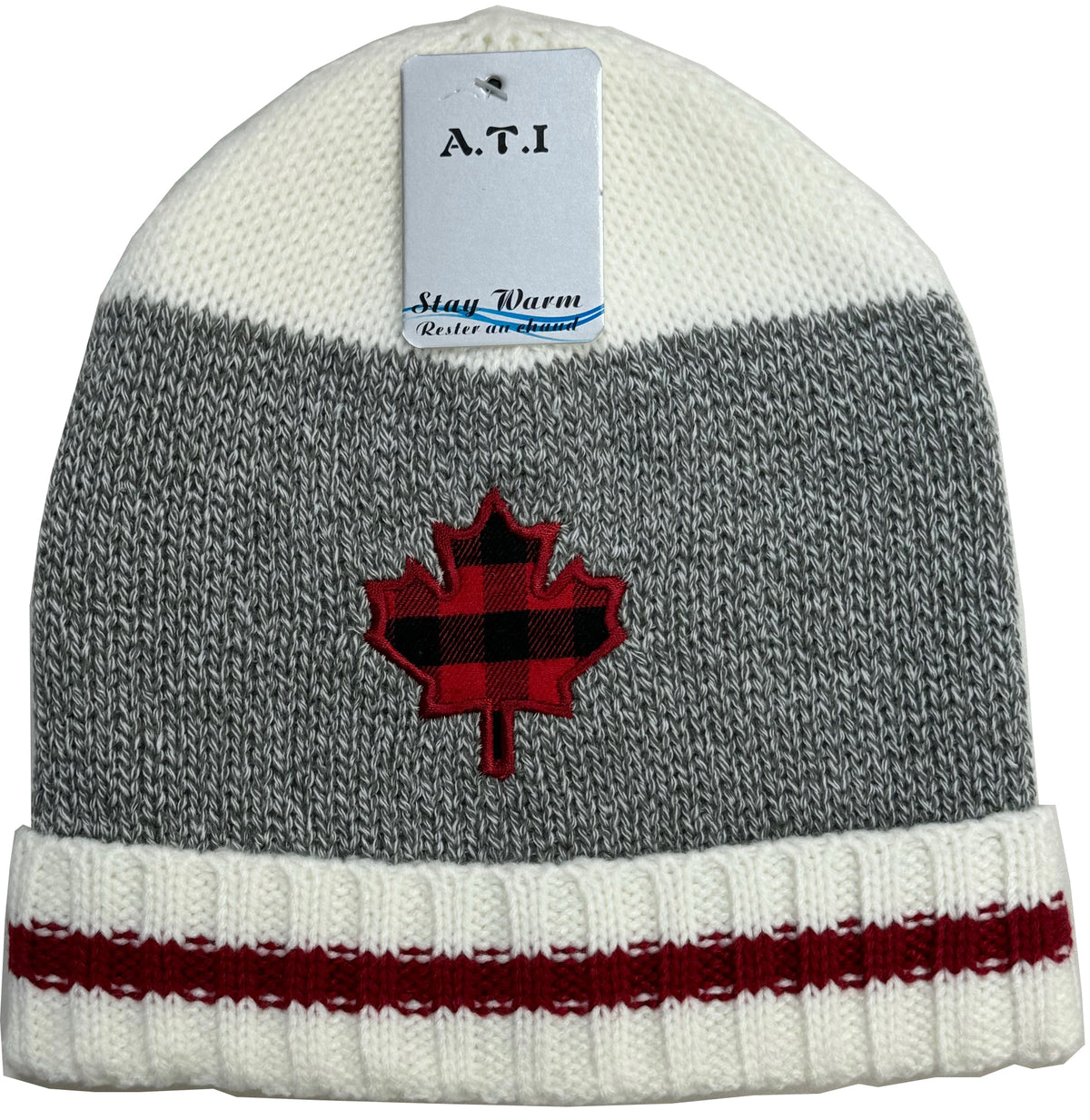 Winter hats Canada white