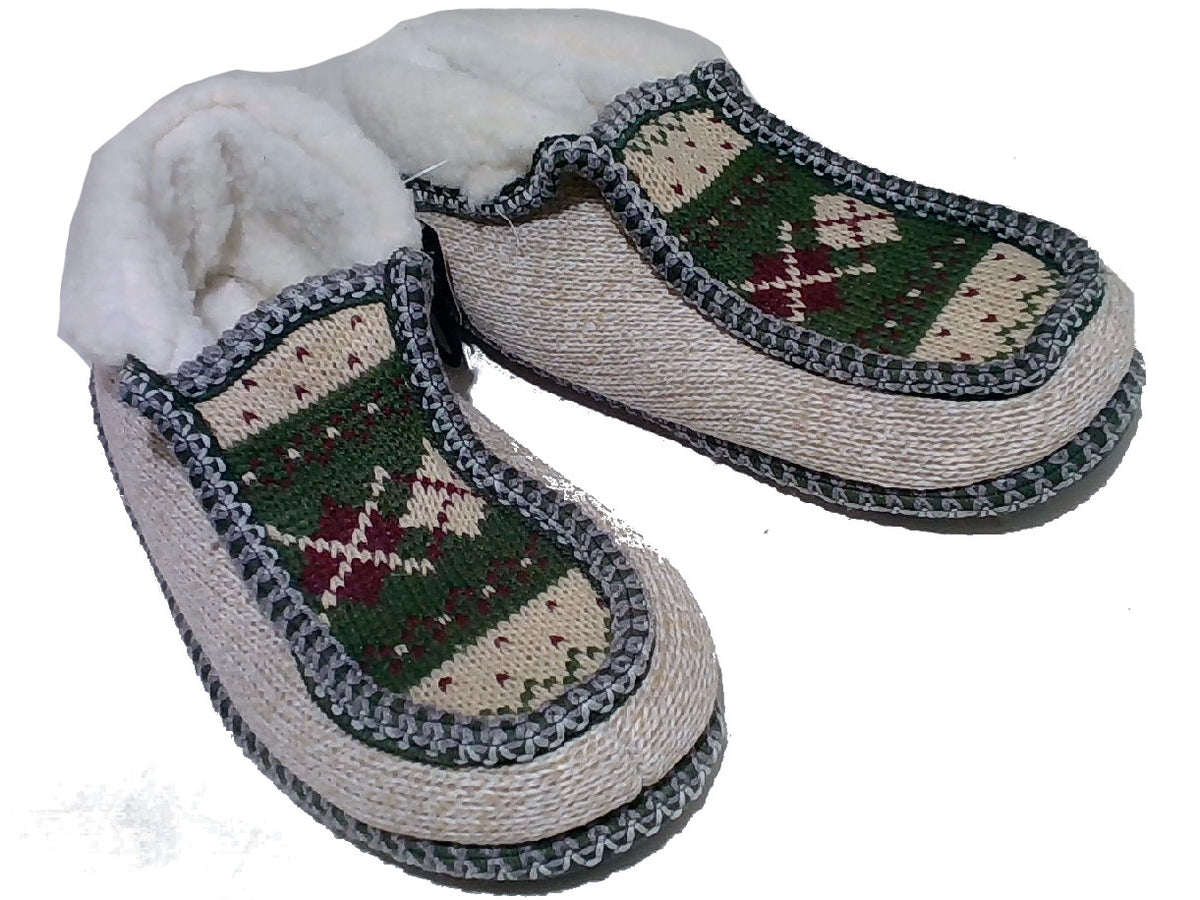 Winter Slippers Ladies Snowflake des.(endcap)