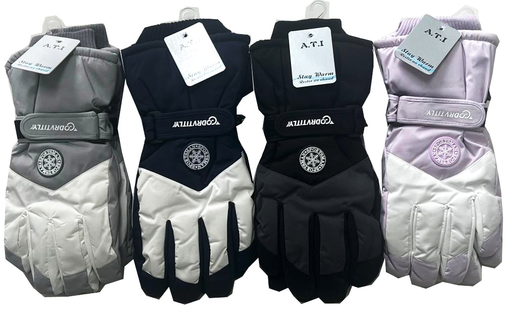ski gloves Men's - assorted
