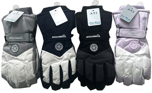 ski gloves Men's - assorted