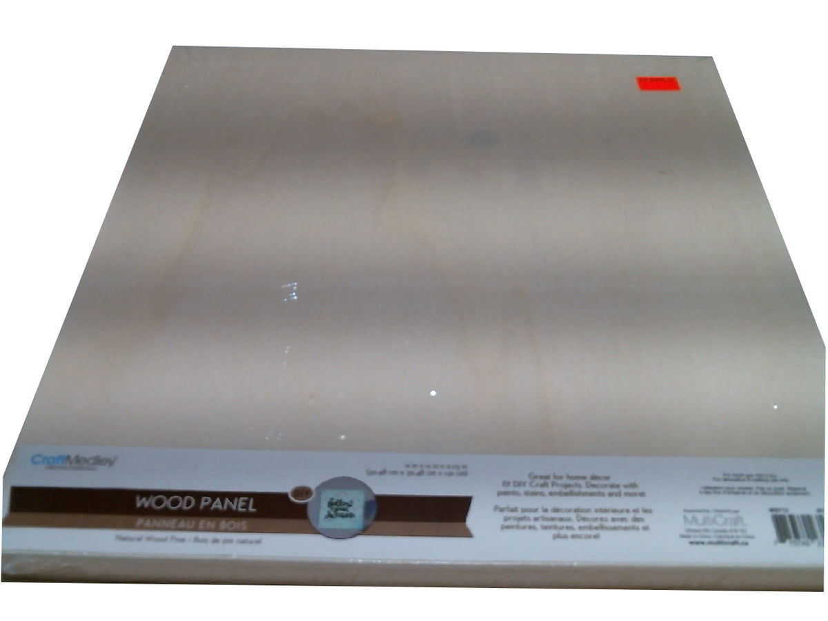Wood Craft 12"x12" Panel Natural 3/4"deep
