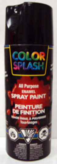 Spray Paint FLAT BLACK color /splash 12OZ