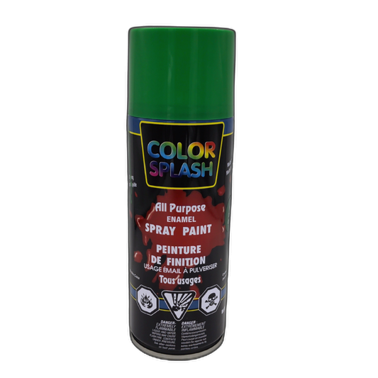 Spray Paint GREEN COLOR/SPLASH 12OZ