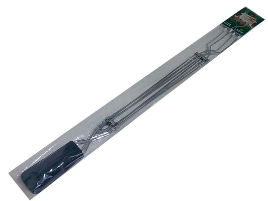 Adjustable forks extends to 30 inch 2 pack with plastic handle