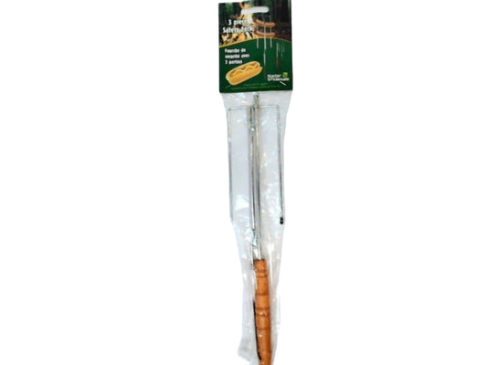 Safety Fork 3 Pc 41 Inch With Wooden Handle