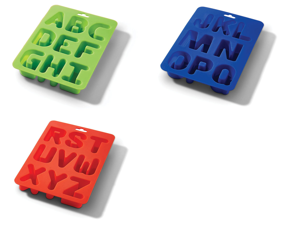 3pc. Silicone Alphabet Tray Set - Additional View