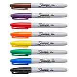 Sharpie Permanent Markers 8pk. Ass't Colours Fine (ENDCAP) - Additional View