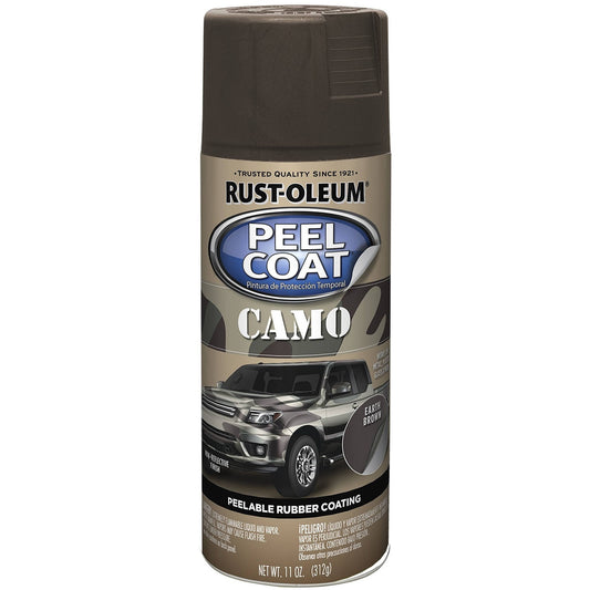 Rust-oleum Peel Coat Camo Earth Brown 312g. Peelable Rubber Coating - Additional View