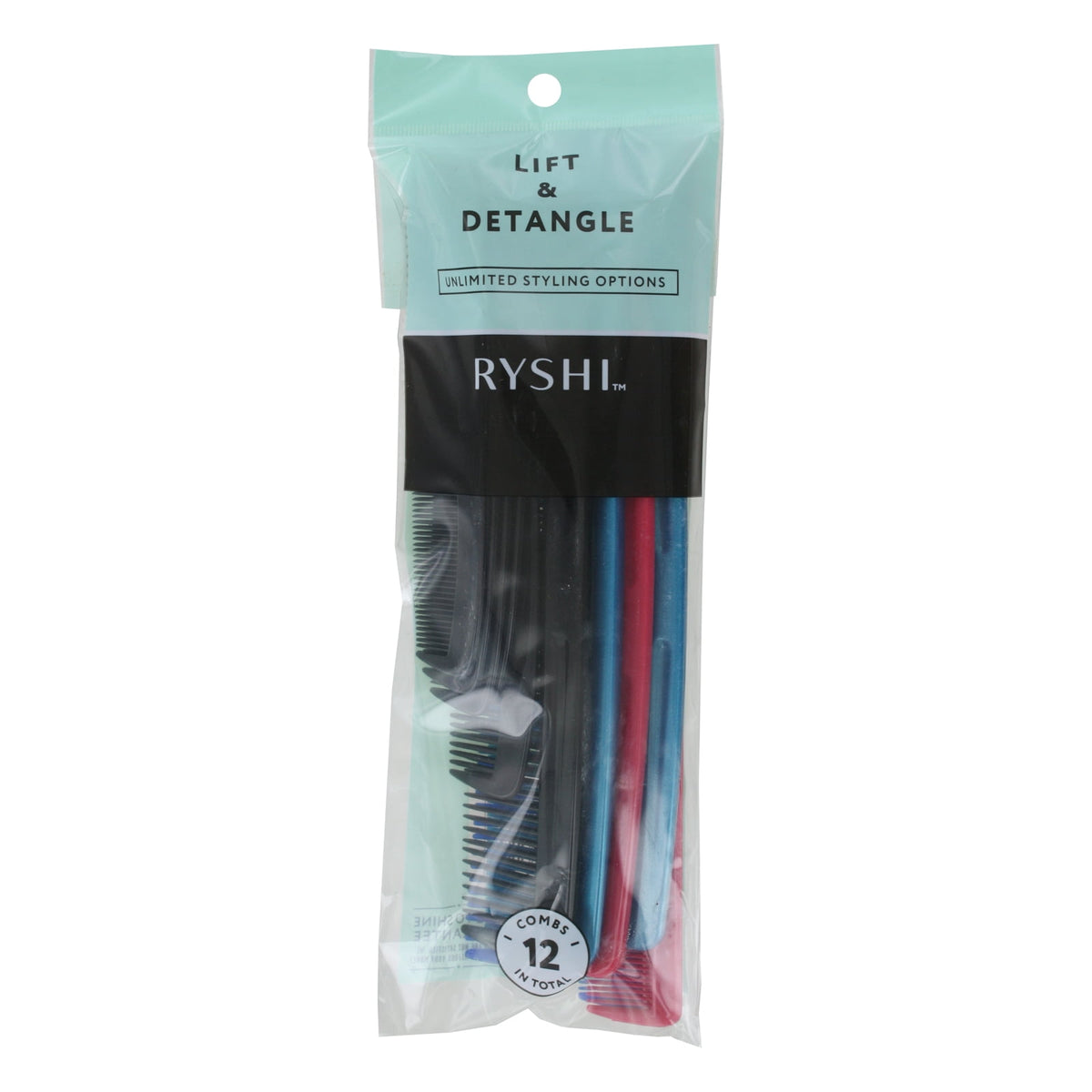 Combs Lift & Detangle 12pk. Ryshi - Additional View