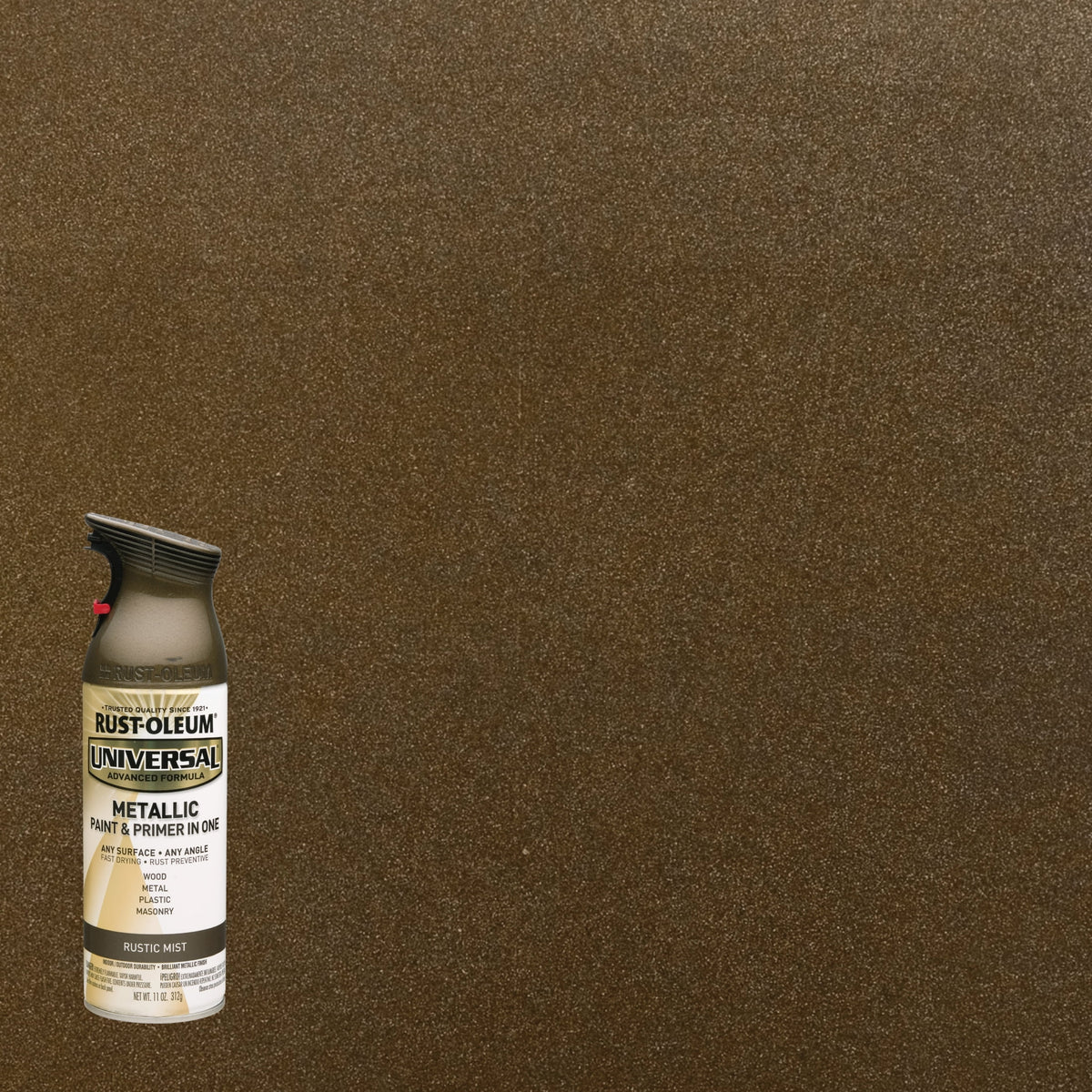 Rust-oleum Spray Paint Metallic Rustic Mist Paint & Primer 312g. - Additional View