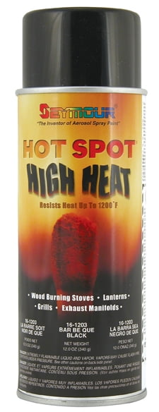 Spray Paint BBQ Black High Heat 1200°F  Seymour - Additional View