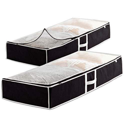 Underbed Jumbo Storage Bag 42" x 18" Black Zober - Additional View