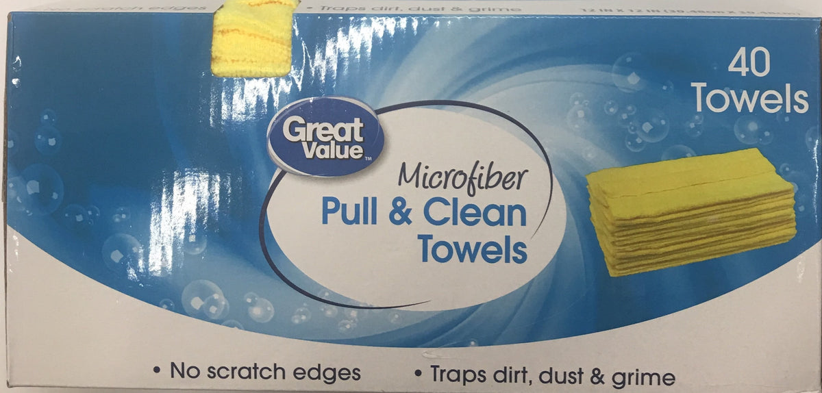 Microfiber Pull & Clean Towels 40pk. 12" X 12" Great Value - Additional View