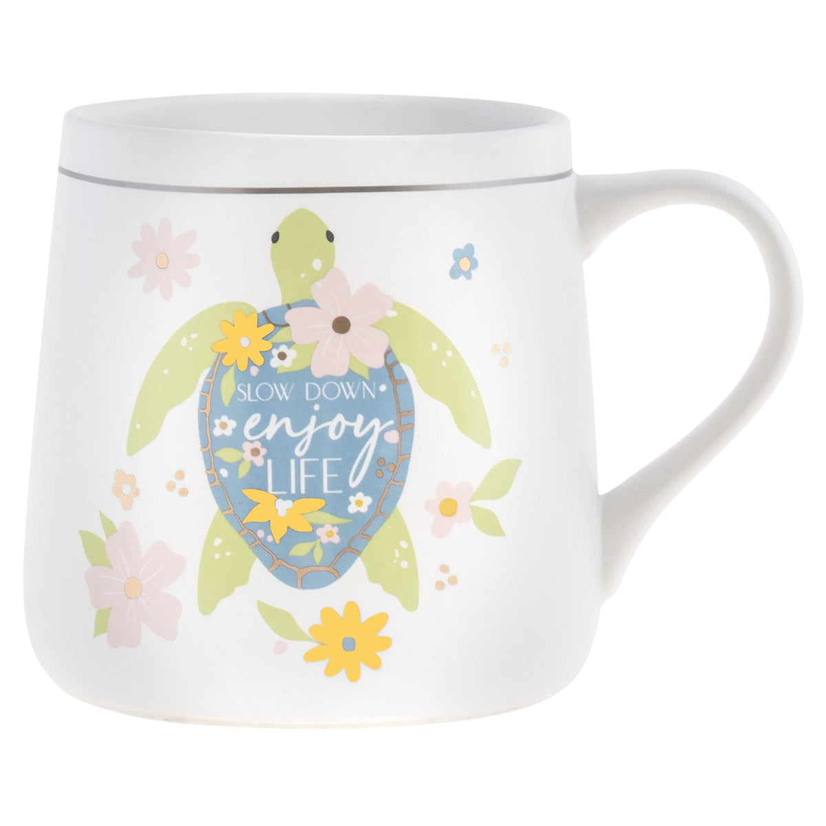 Flora Mug Turtle Design 16oz. - Additional View