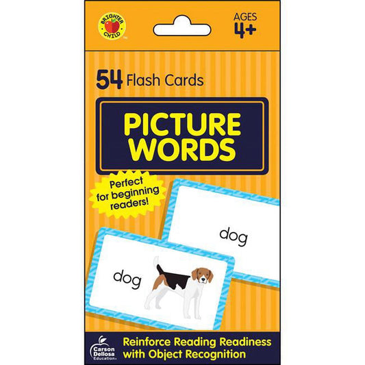 Flash Cards Picture Words 54 Cards - Additional View
