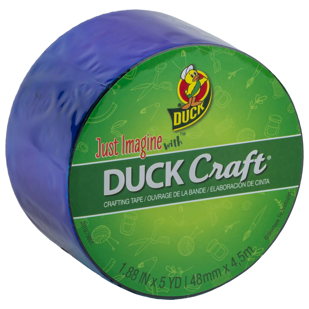 Crafting Tape Blue 1.88" x 6yd. Duck Craft - Additional View