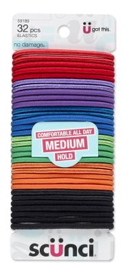 Hair Elastics 32pk. No Damage Scunci - Additional View