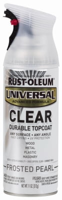 Rust-oleum Spray Paint Frosted Pearl Clear Durable Topcoat 312g. - Additional View
