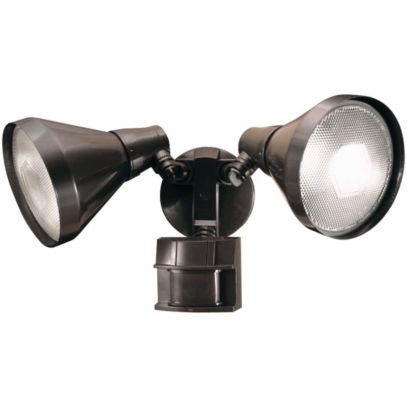 Motion Sensor Light Dual Head Black Heath Zenith - Additional View