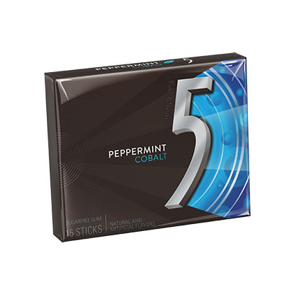 Five Gum Peppermint Cobalt 15 Sticks - Additional View