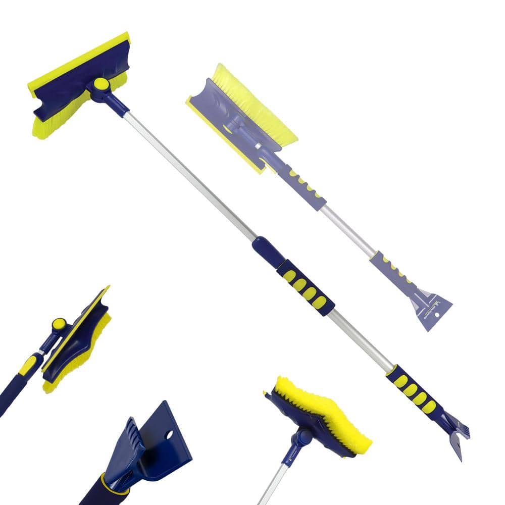 Michelin Colossal Snow Brush Telescopic 50" Snowplow Shaped Head (ENDCAP) - Additional View