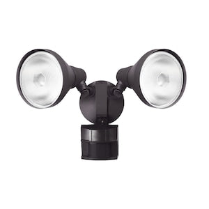 Motion Sensor Light Dual Head Black Heath Zenith - Additional View